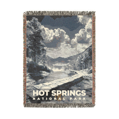 Hot Springs National Park Woven Blanket | S15