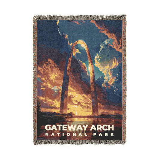 Gateway Arch National Park Woven Blanket | S13