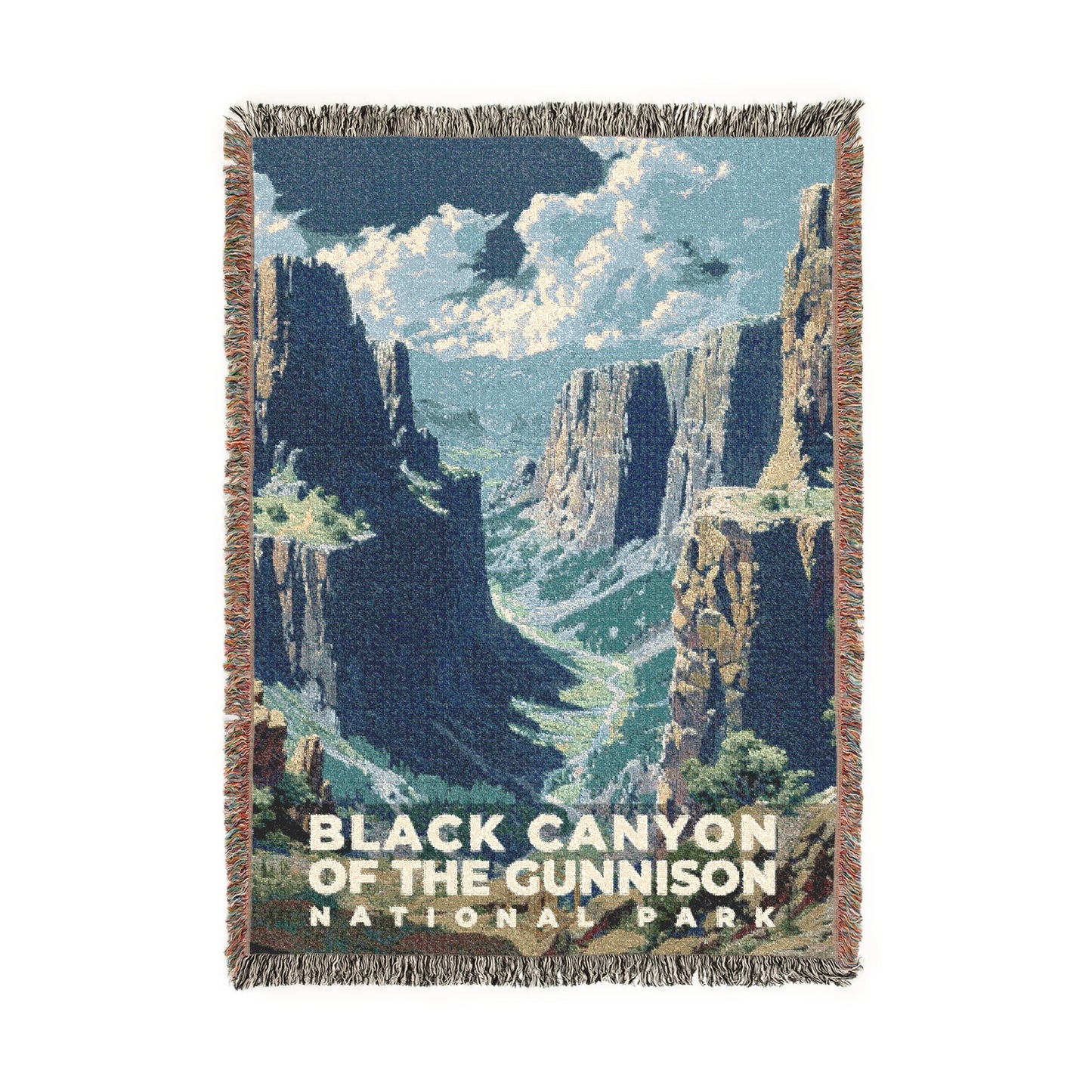 Black Canyon of the Gunnison National Park Woven Blanket | S13