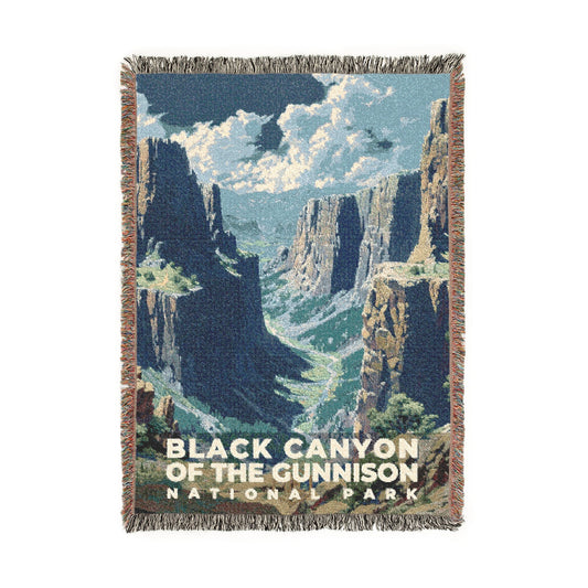 Black Canyon of the Gunnison National Park Woven Blanket | S13