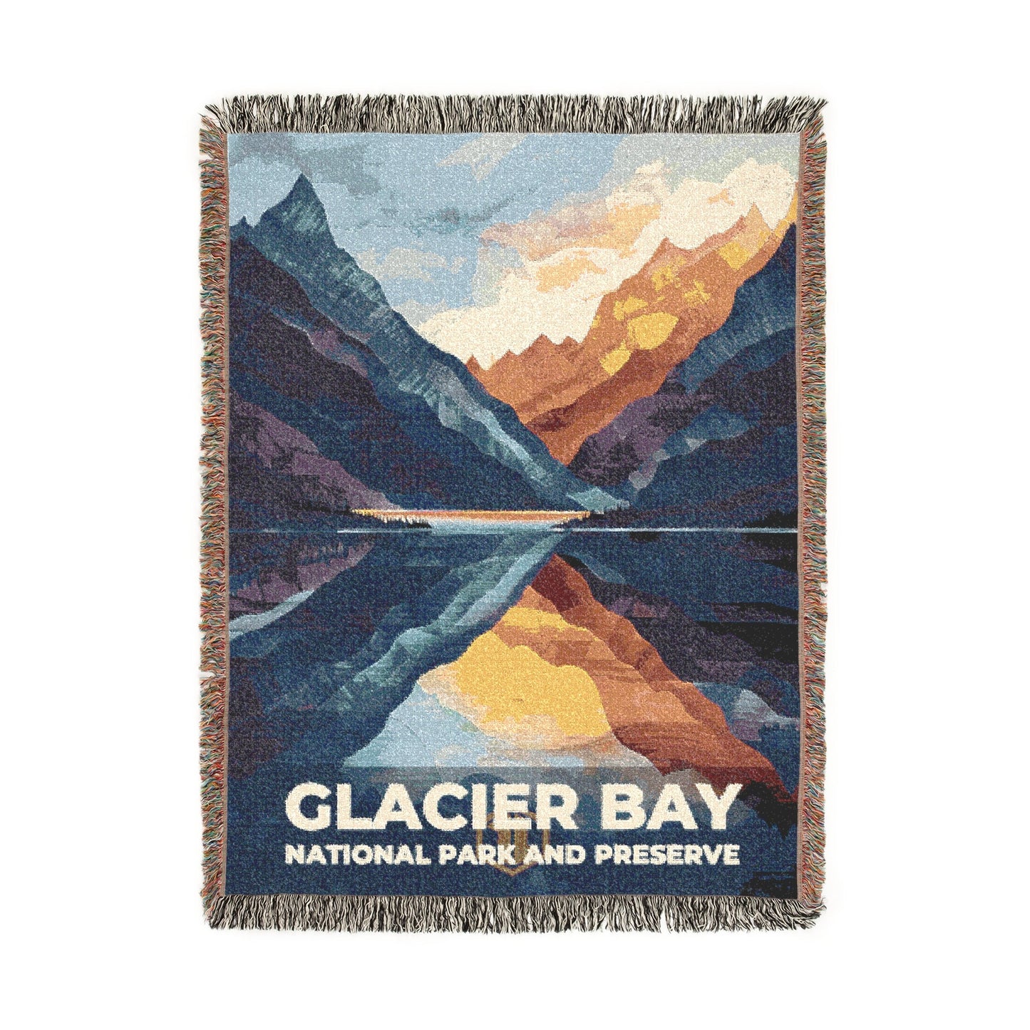 Glacier Bay National Park Woven Blanket | S20