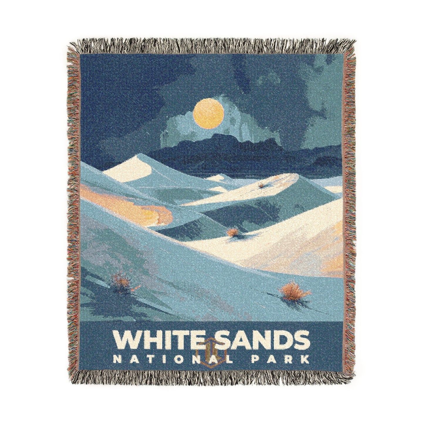 White Sands National Park Woven Blanket | S11