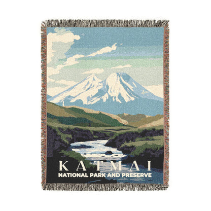 Katmai National Park Woven Blanket | S01