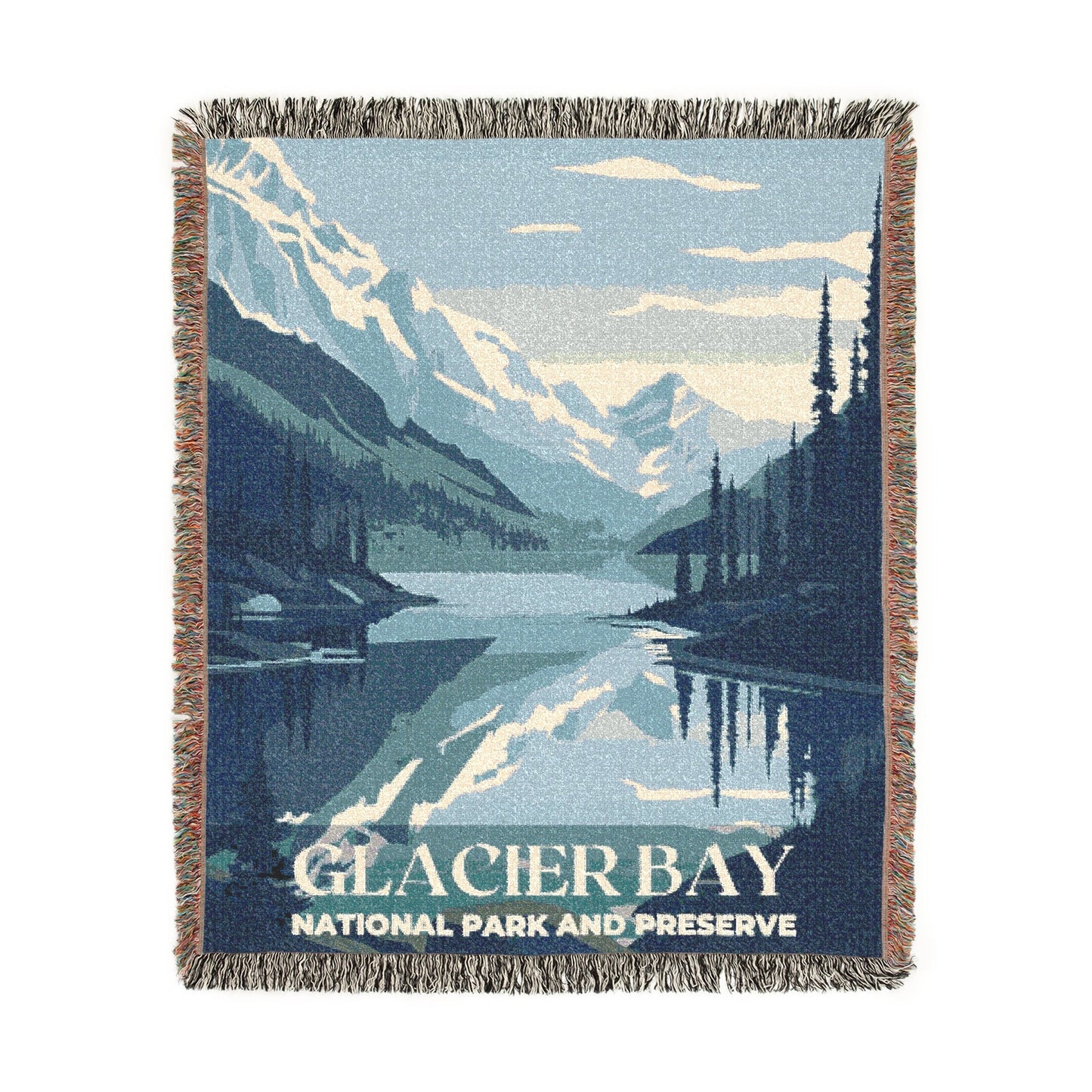 Glacier Bay National Park Woven Blanket | S01