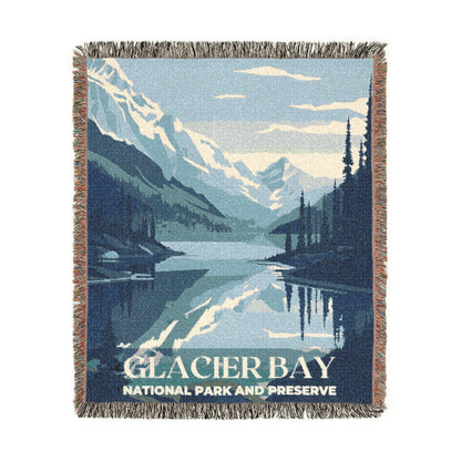Glacier Bay National Park Woven Blanket | S01