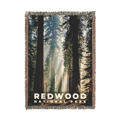Redwood National Park Woven Blanket | S10