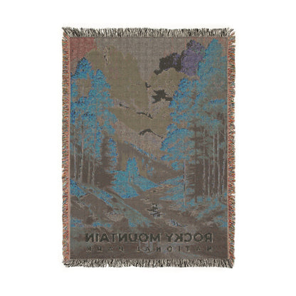 Rocky Mountain National Park Woven Blanket | S19