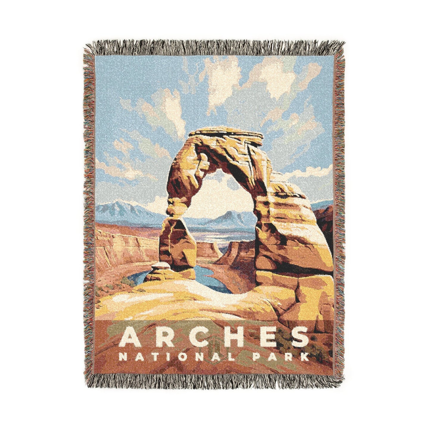 Arches National Park Woven Blanket | S06