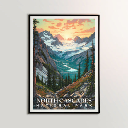 North Cascades National Park Poster | S02