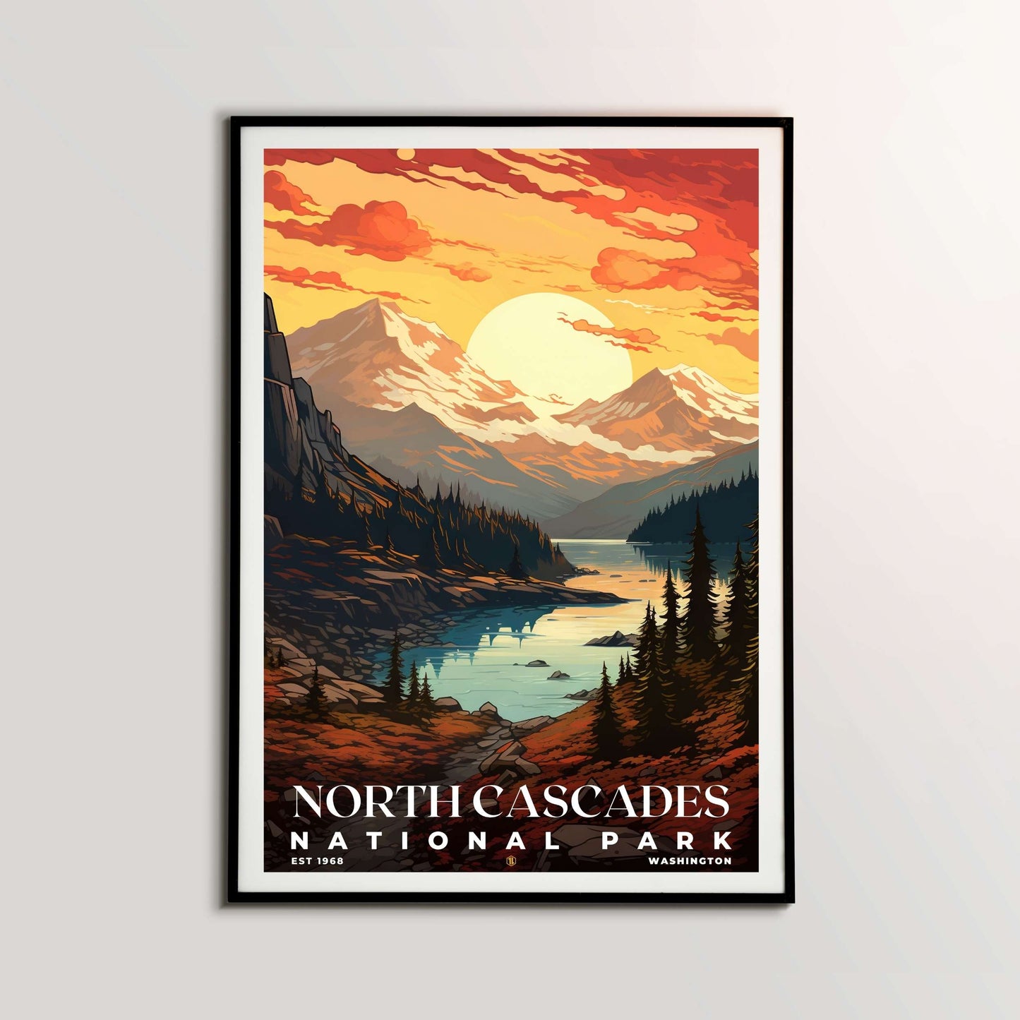 North Cascades National Park Poster | S07