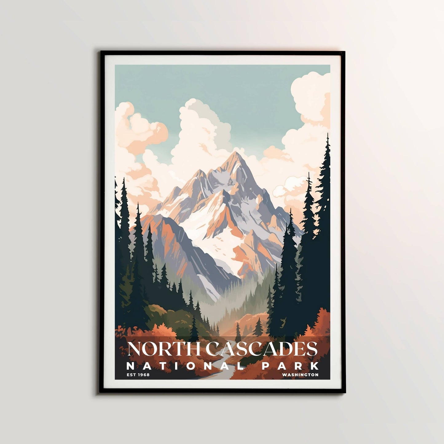 North Cascades National Park Poster | S03