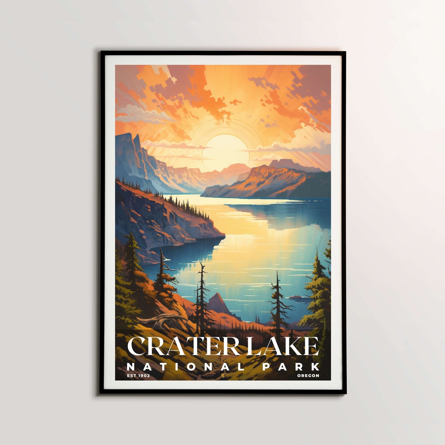 Crater Lake National Park Poster | S06