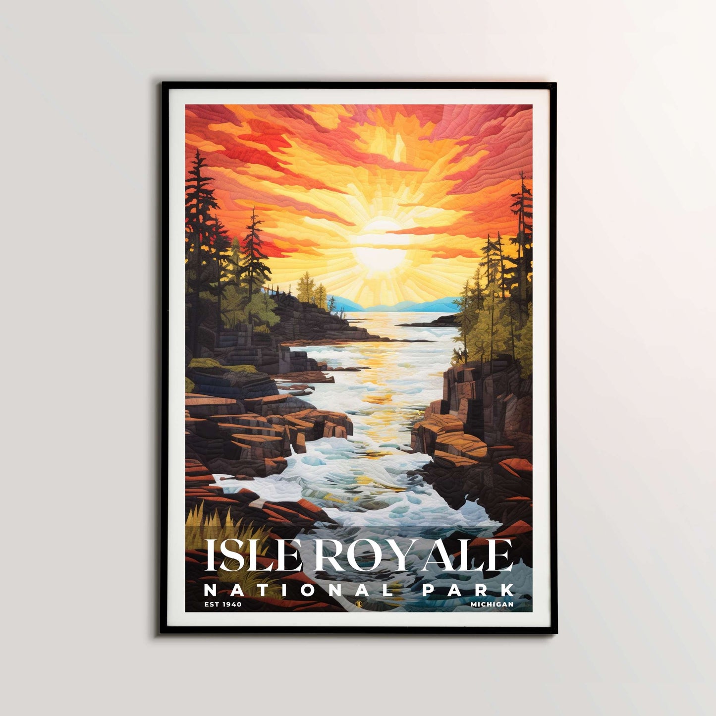 Isle Royale National Park Poster | S09