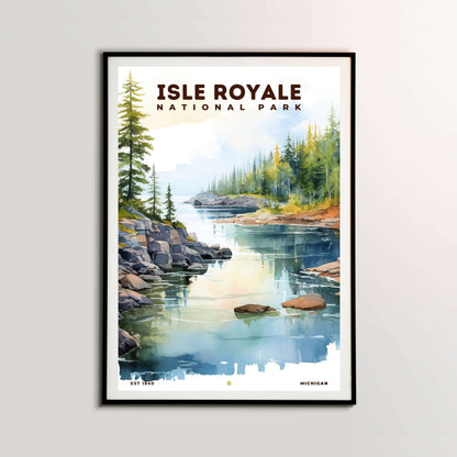 Isle Royale National Park Poster | S08