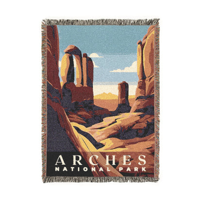 Arches National Park Woven Blanket | S01