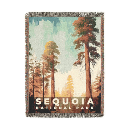 Sequoia National Park Woven Blanket | S06
