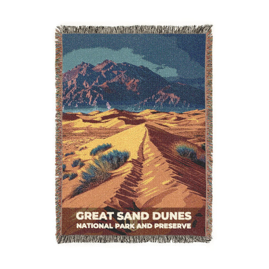 Great Sand Dunes National Park Woven Blanket | S16