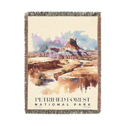 Petrified Forest National Park Woven Blanket | S04