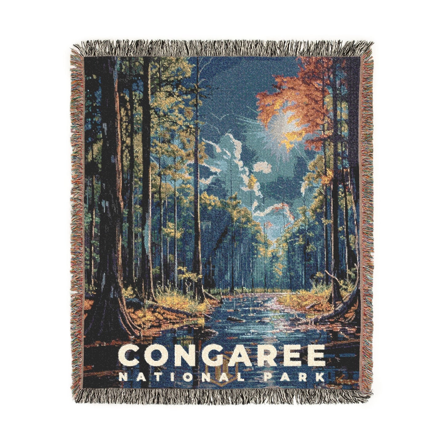 Congaree National Park Woven Blanket | S16