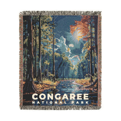 Congaree National Park Woven Blanket | S16