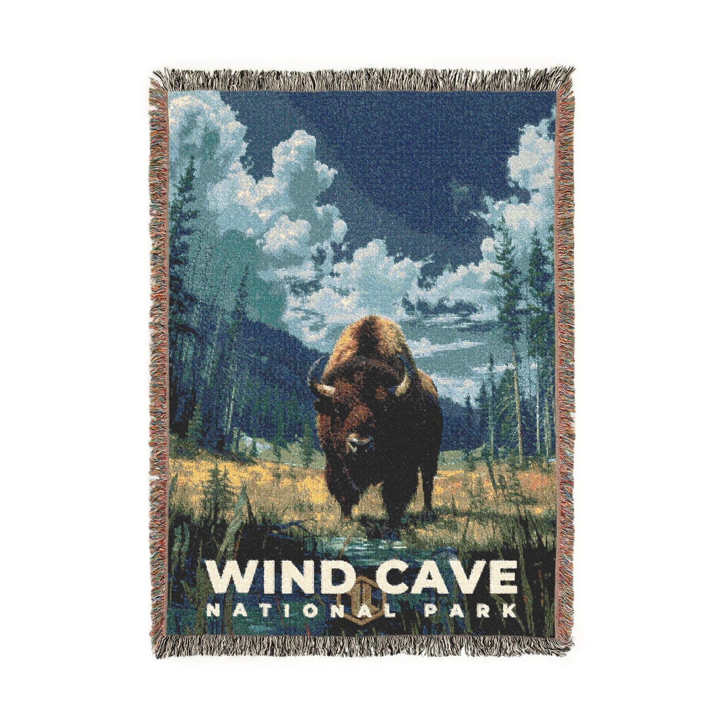 Wind Cave National Park Woven Blanket | S13