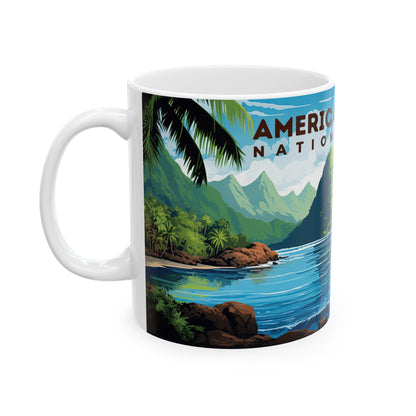 American Samoa National Park Mug | White Ceramic Mug (11oz, 15oz)