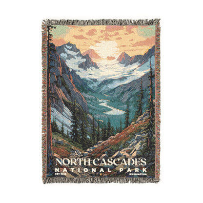 North Cascades National Park Woven Blanket | S02
