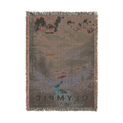 Olympic National Park Woven Blanket | S14