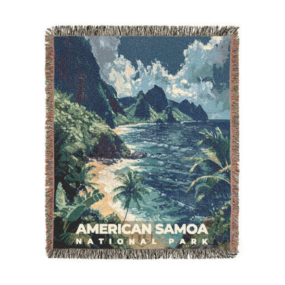 American Samoa National Park Woven Blanket | S14