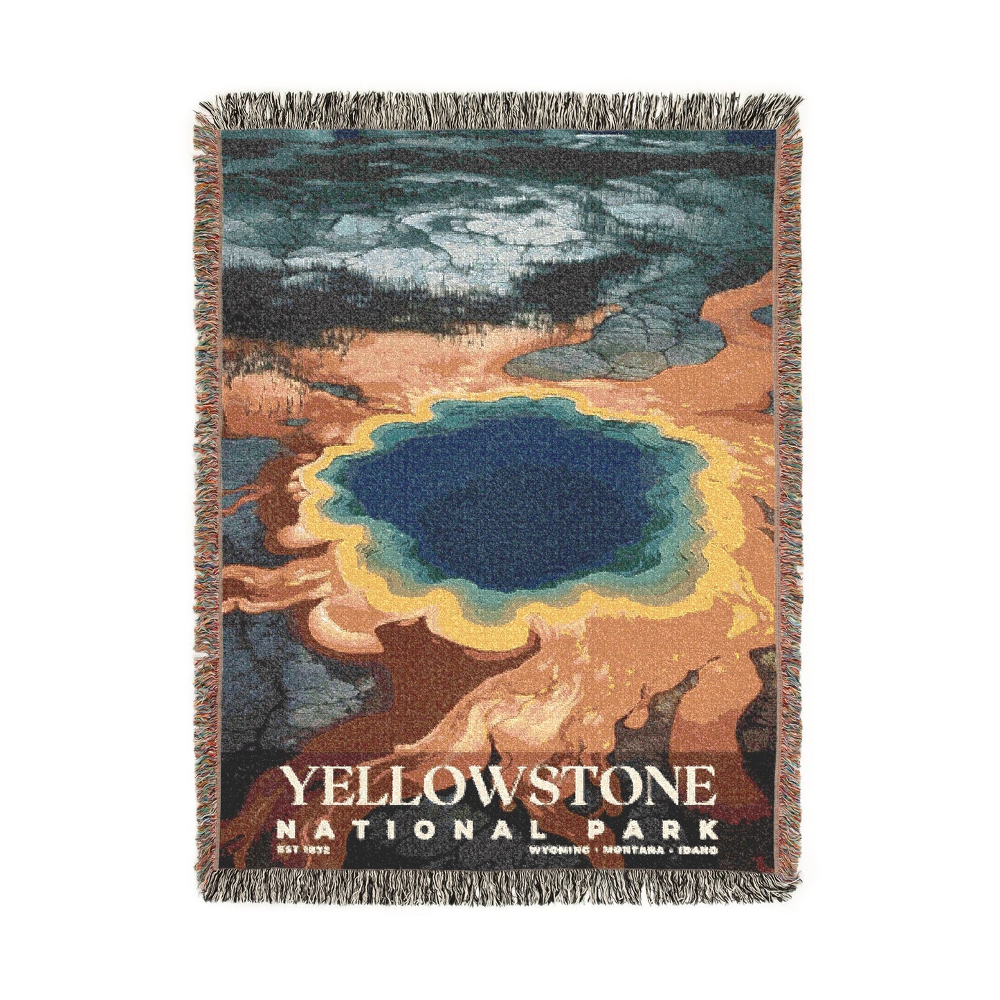 Yellowstone National Park Woven Blanket | S03