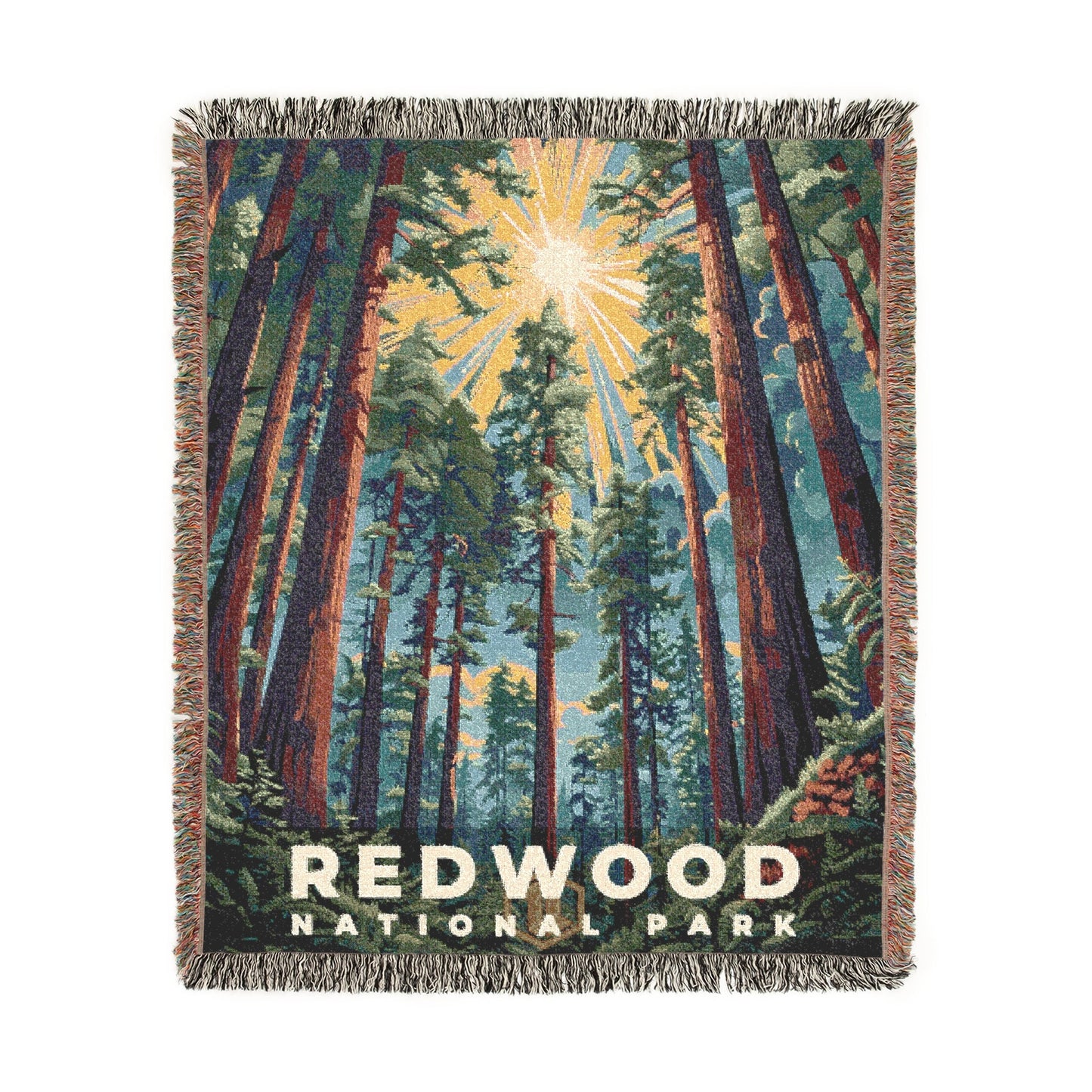 Redwood National Park Woven Blanket | S11