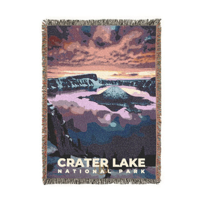 Crater Lake National Park Woven Blanket | S10