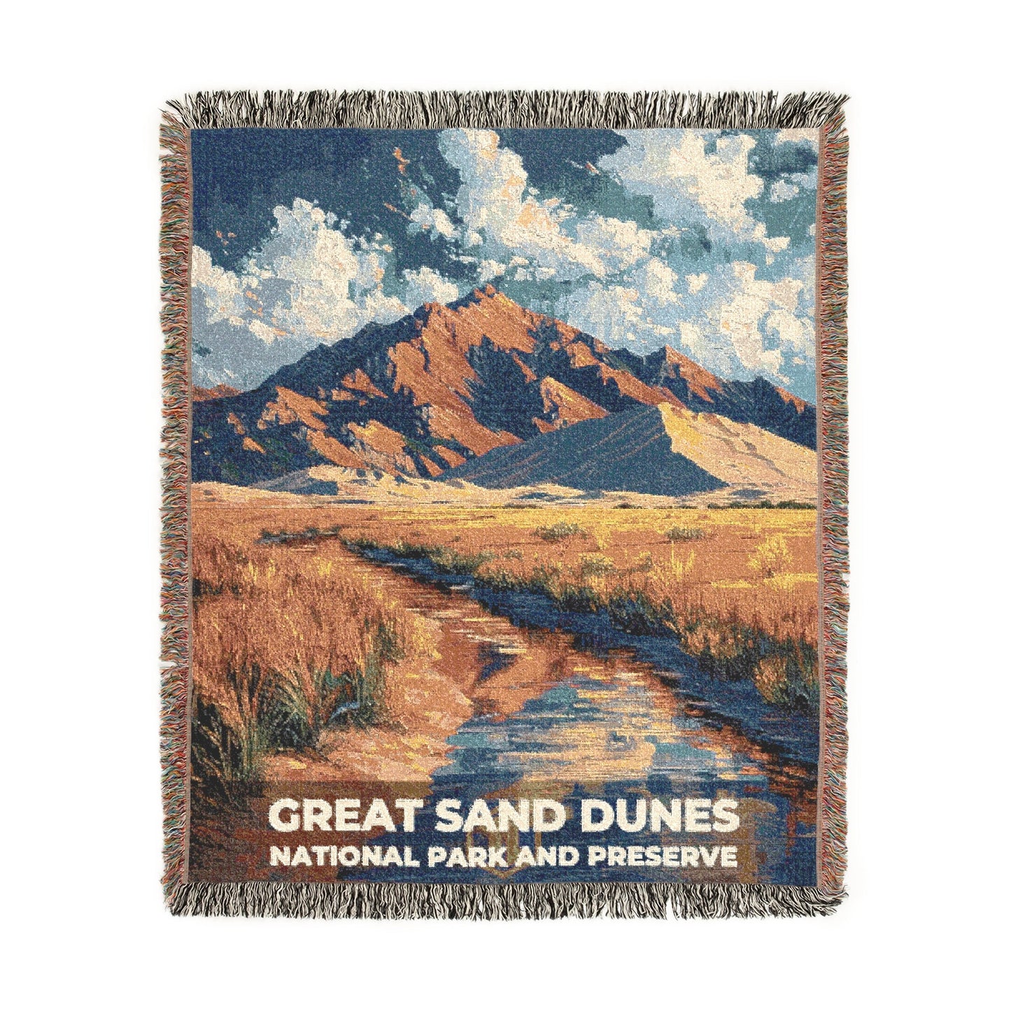 Great Sand Dunes National Park Woven Blanket | S14