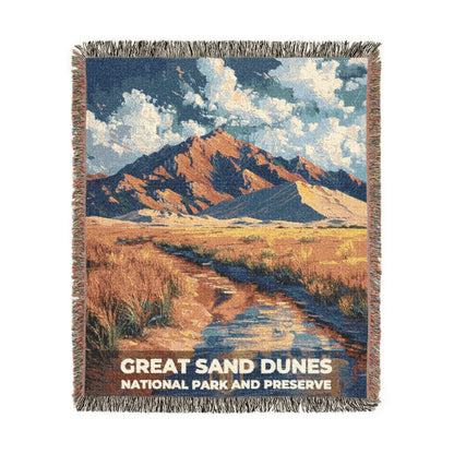 Great Sand Dunes National Park Woven Blanket | S14