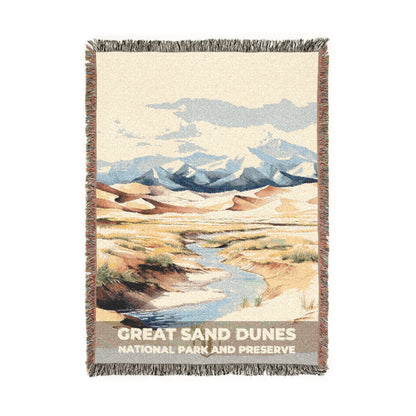 Great Sand Dunes National Park Woven Blanket | S08