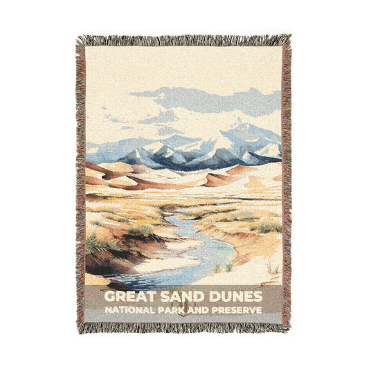 Great Sand Dunes National Park Woven Blanket | S08