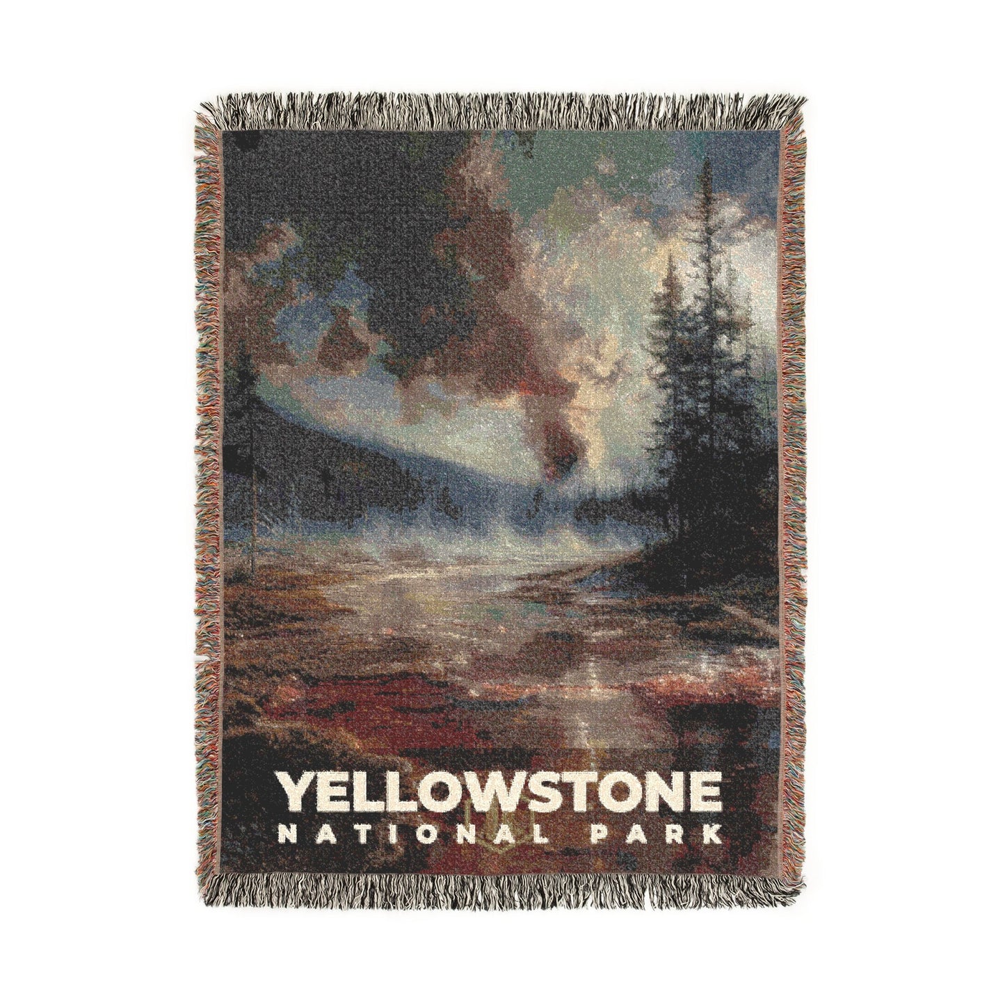 Yellowstone National Park Woven Blanket | S12