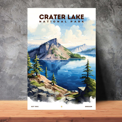 Crater Lake National Park Poster | S08