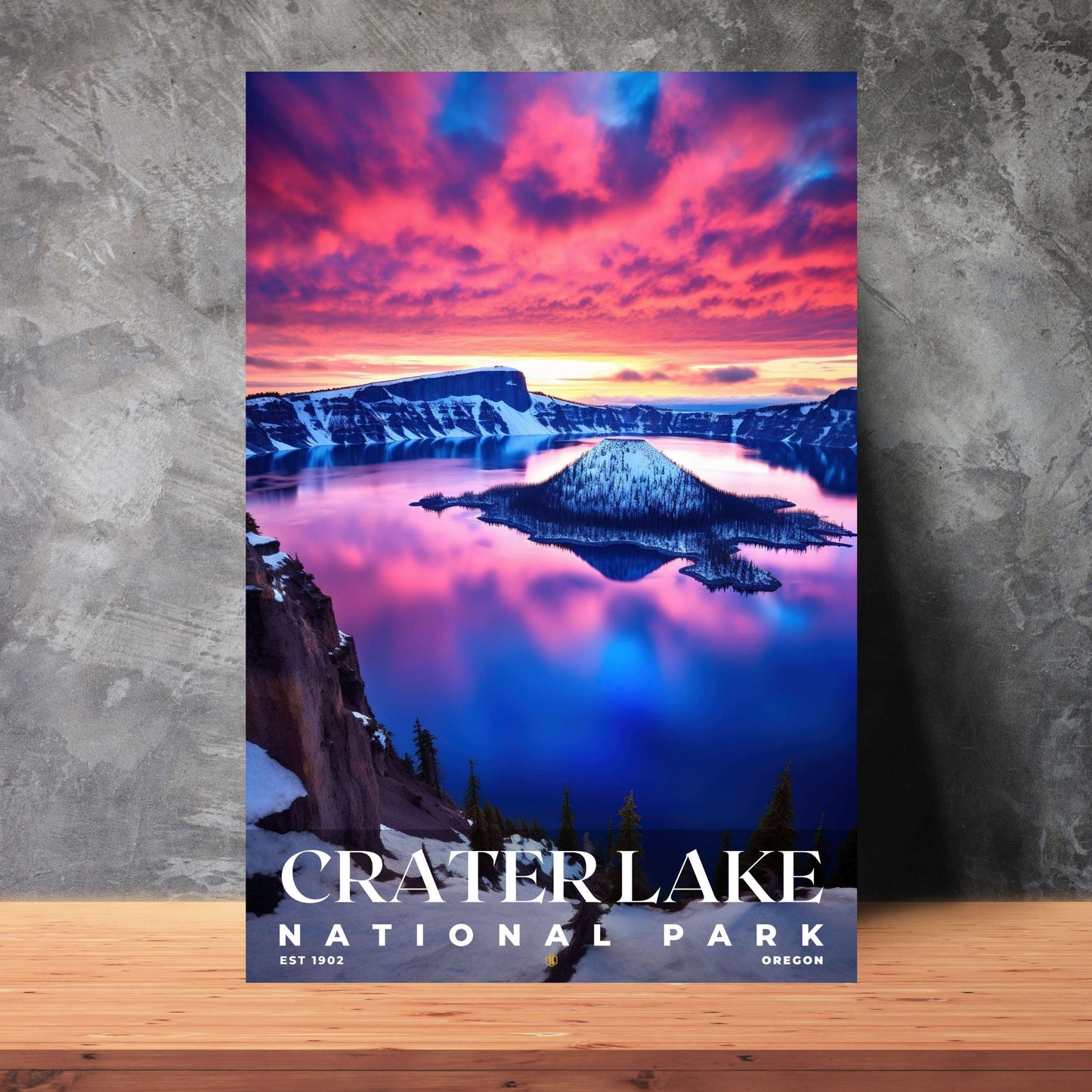 Crater Lake National Park Poster | S10