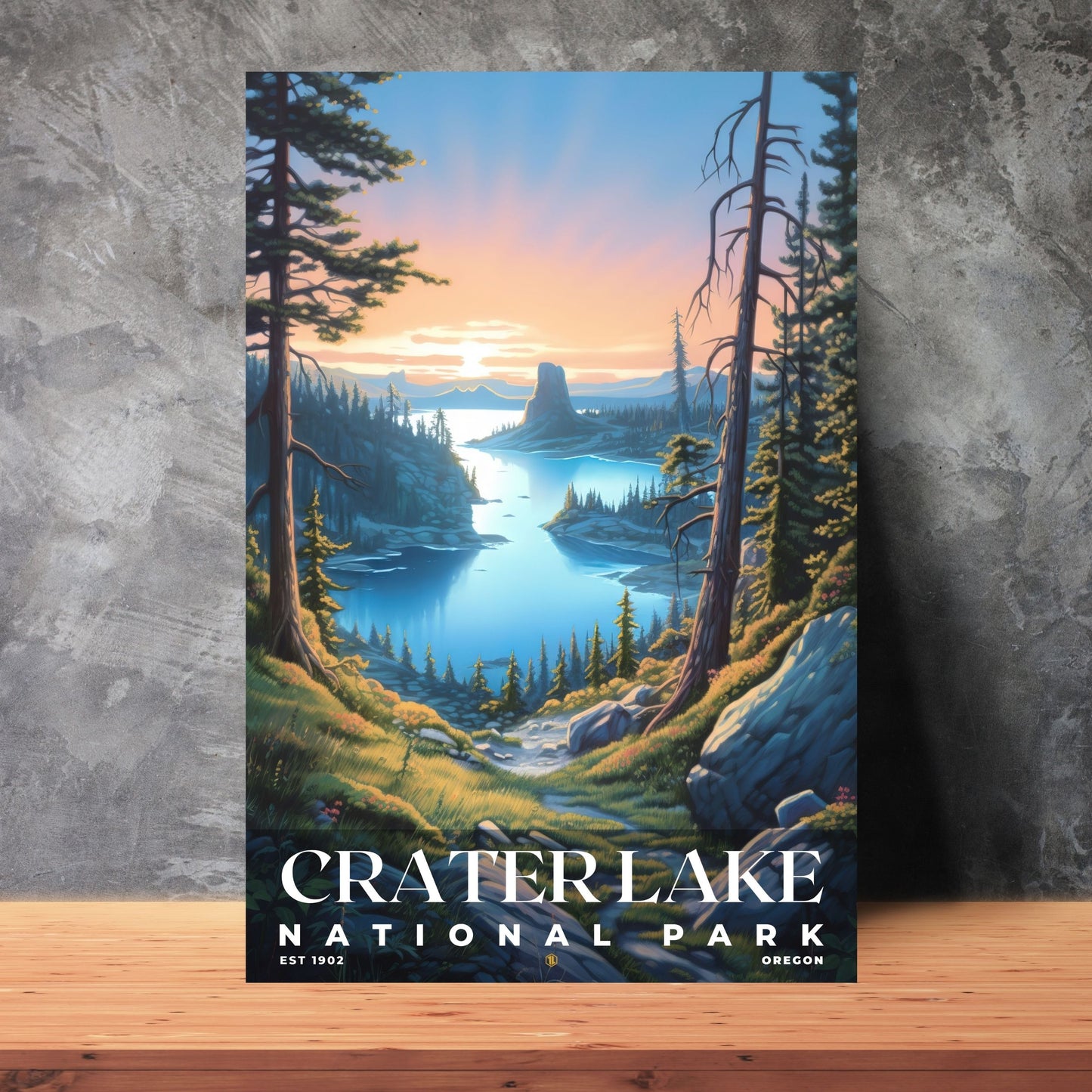 Crater Lake National Park Poster | S02