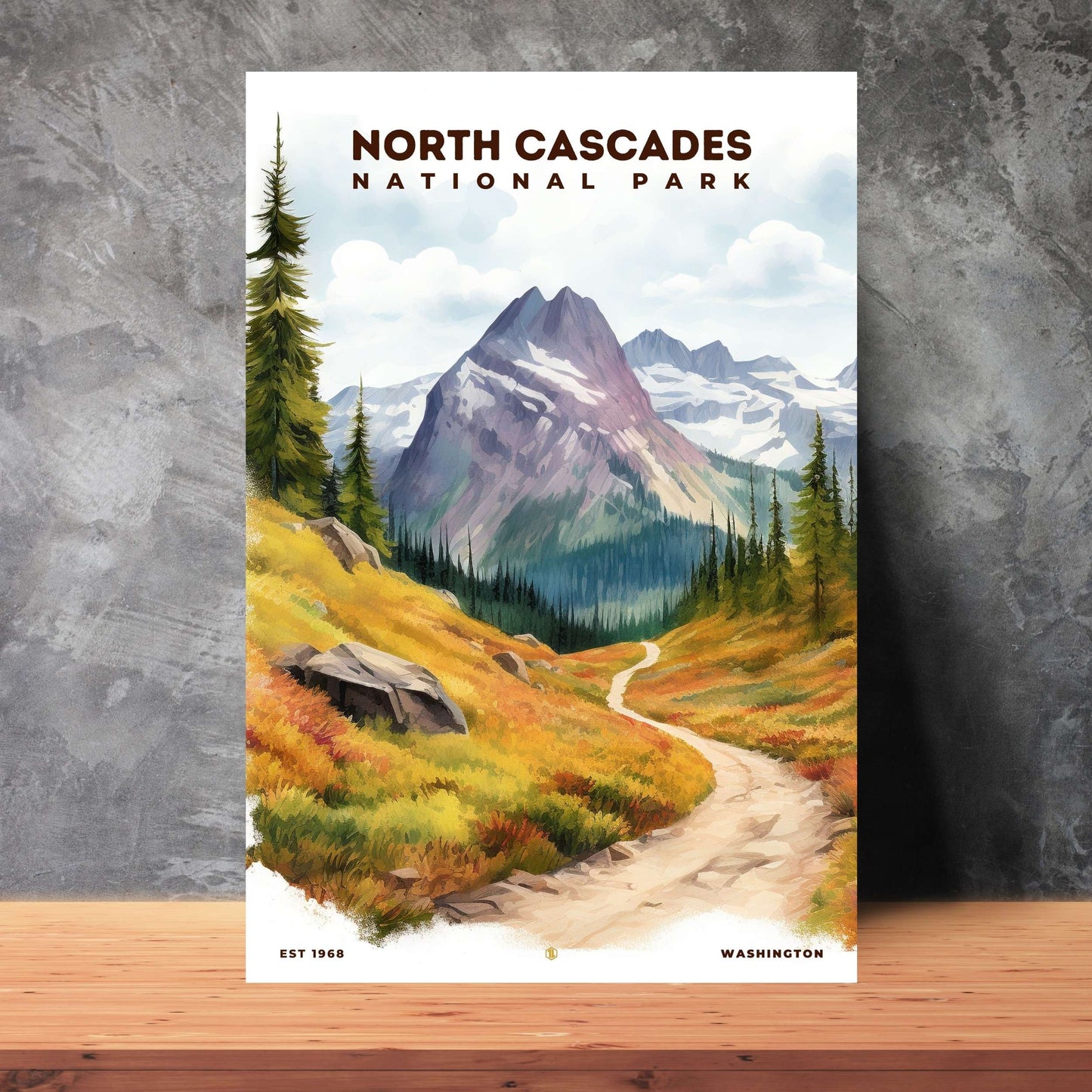 North Cascades National Park Poster | S08