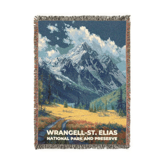 Wrangell-St. Elias National Park Woven Blanket | S13