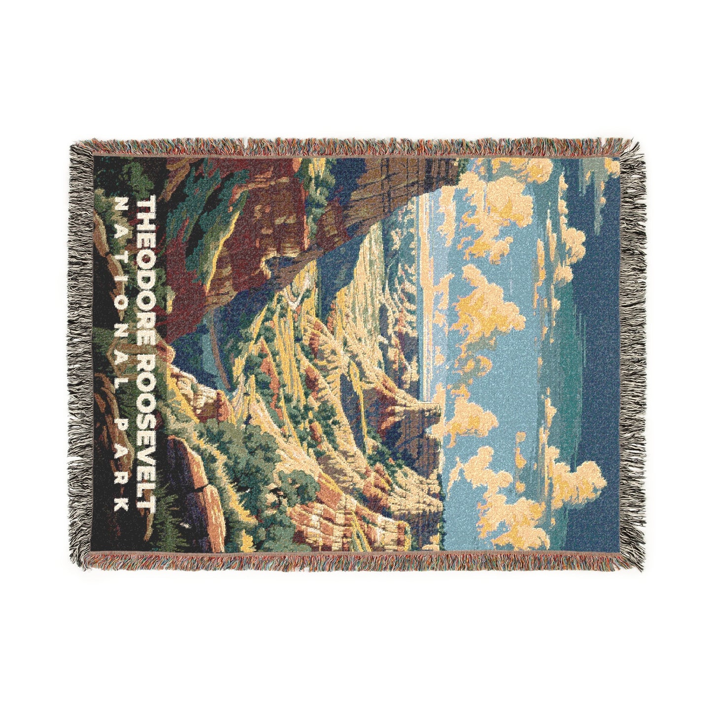 Theodore Roosevelt National Park Woven Blanket | S11