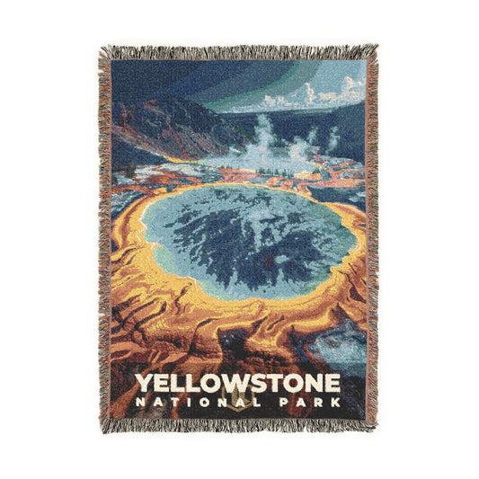 Yellowstone National Park Woven Blanket | S16