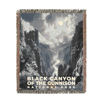 Black Canyon of the Gunnison National Park Woven Blanket | S15