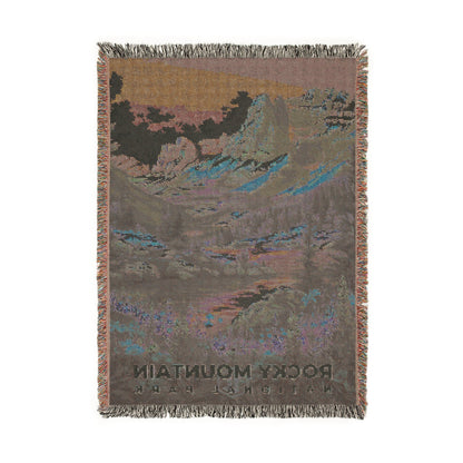 Rocky Mountain National Park Woven Blanket | S11