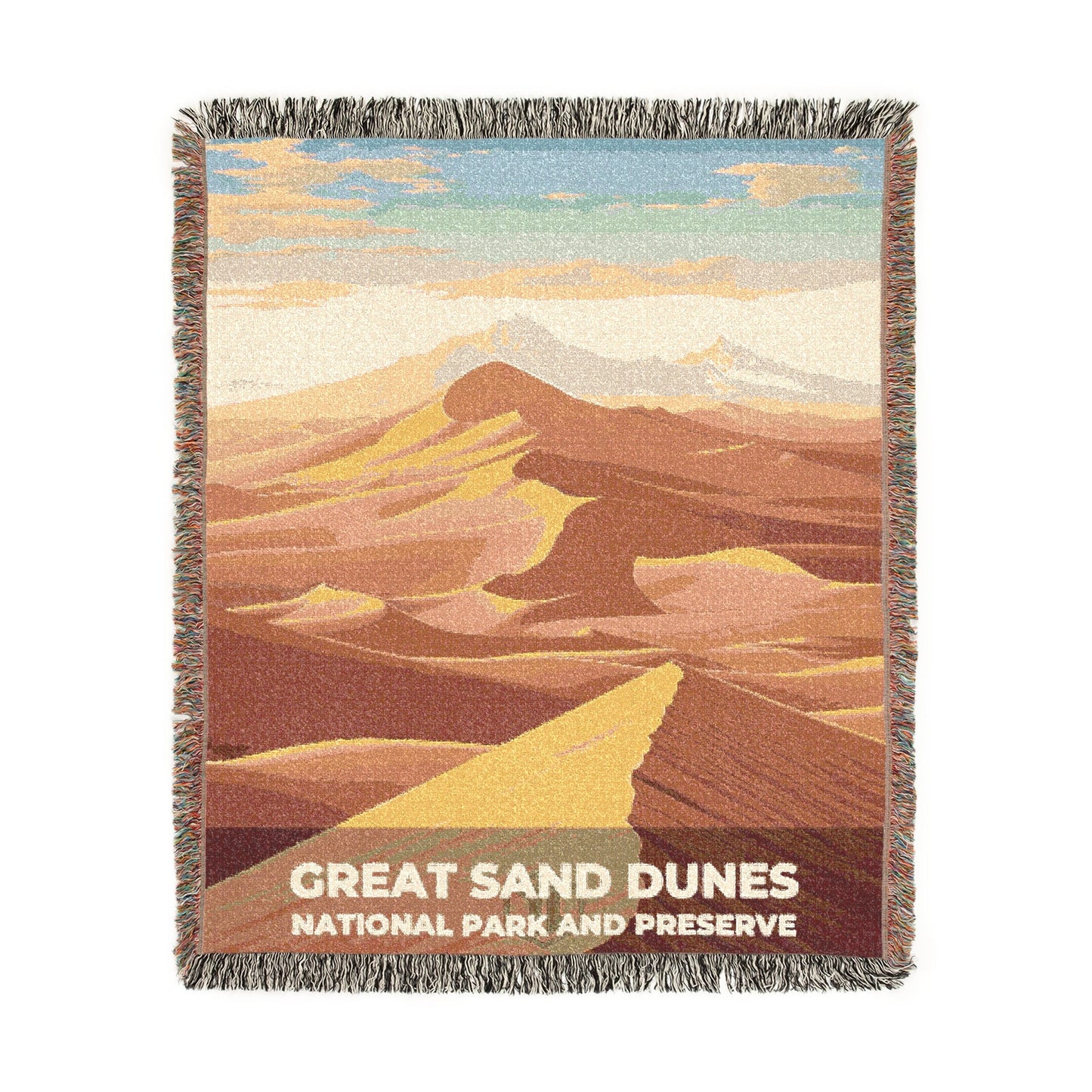 Great Sand Dunes National Park Woven Blanket | S07