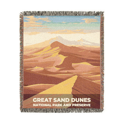 Great Sand Dunes National Park Woven Blanket | S07
