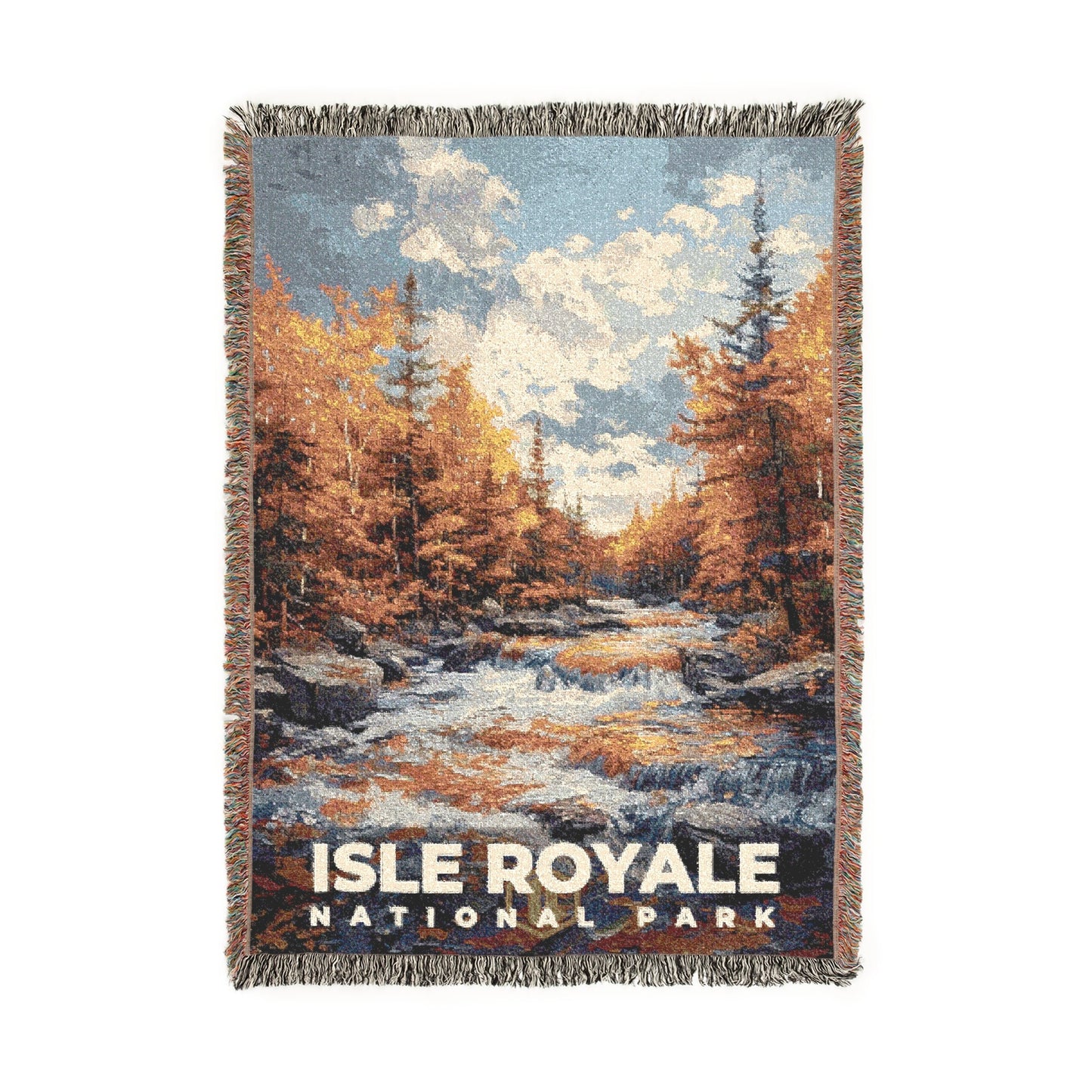 Isle Royale National Park Woven Blanket | S14