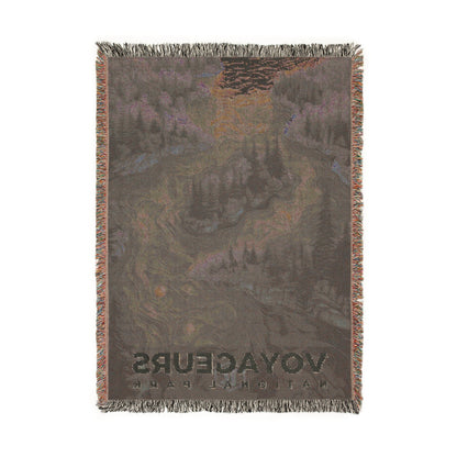 Voyageurs National Park Woven Blanket | S20